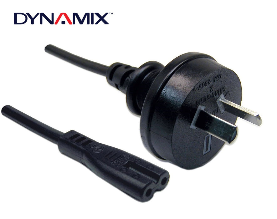 Dynamix Dynamics Computer AC 2M Figure 8 Power Cord Wall Charger - 2 pin C-POWERN8
