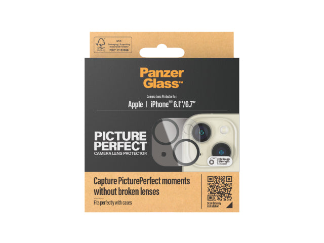 PanzerGlass Picture Perfect Camera Lens Protector iPhone 15 / 15 Plus