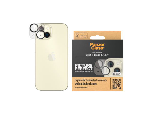 PanzerGlass Picture Perfect Camera Lens Protector iPhone 15 / 15 Plus