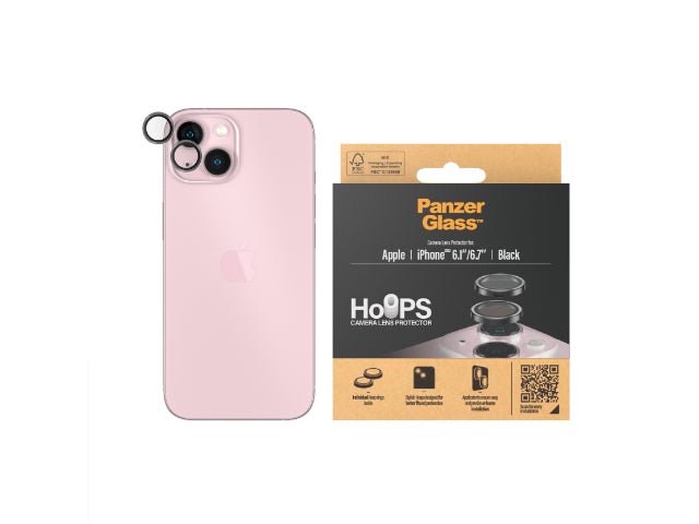 PanzerGlass Hoops Camera Lens Protector - iPhone 15 / iPhone 15 Plus
