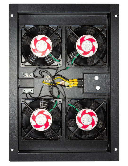 DYNAMIX Replacement Drop in Fan Tray for SR Series Cabinets. Includes Thermostat