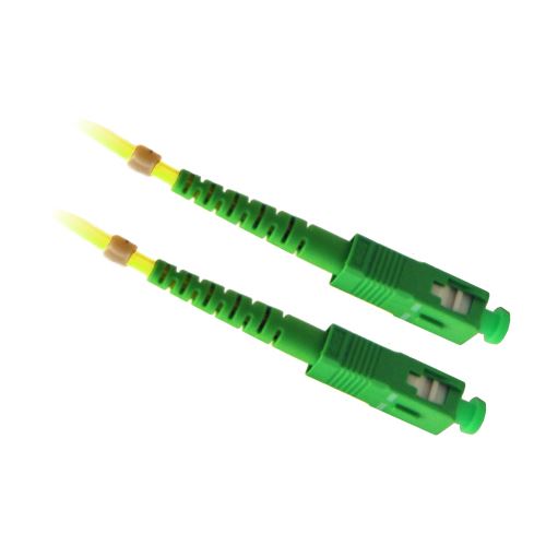 10M 9u SCAPC/SCAPC Simplex Single Mode G657A1 Bend Insensitive Fibre Lead Yellow