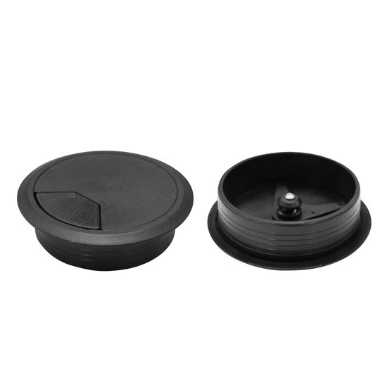 DYNAMIX 60mm Round Desk Grommet. Easily & Neatly Store your Power, Communication