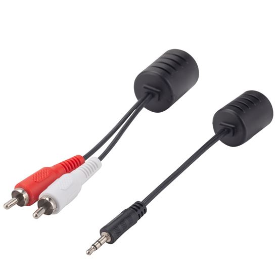 DYNAMIX Stereo 3.5mm Connector to RJ45 Adapter & 2x RCA Connectors RJ45 Adapter