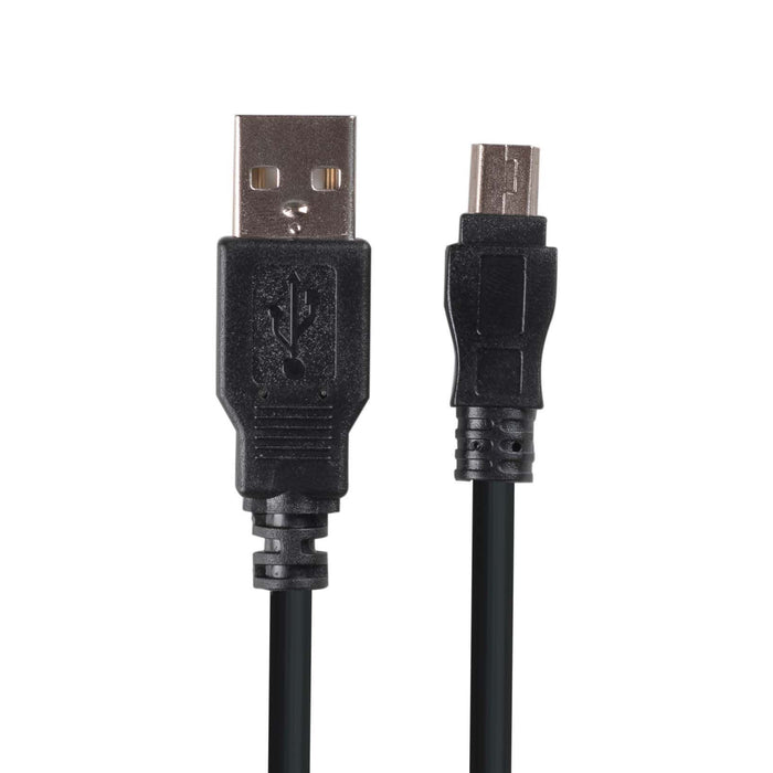 DYNAMIX 0.3m USB 2.0 Mini-B (5-pin) Male to USB-A Male Connectors.