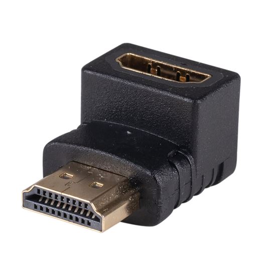 DYNAMIX HDMI Down Angled Adapter High-Speed with Ethernet Gold Plated Connectors
