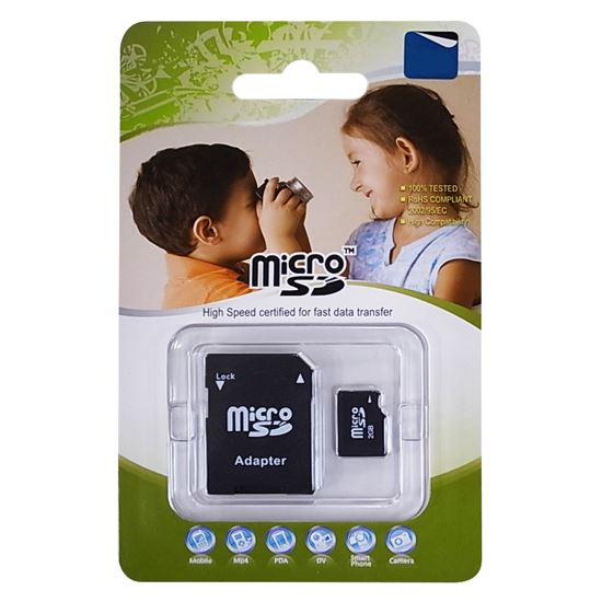 16GB Micro SD High-Speed Certified Flash Card with Adapter Designed to Meet the