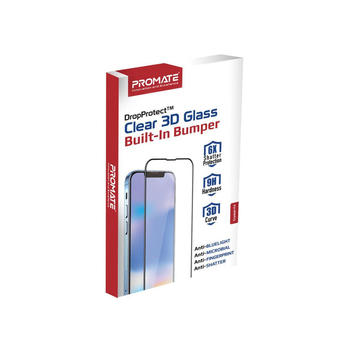 PROMATE Clear Screen Protector Designed for iPhone 14 Plus with Built-In Bumper.