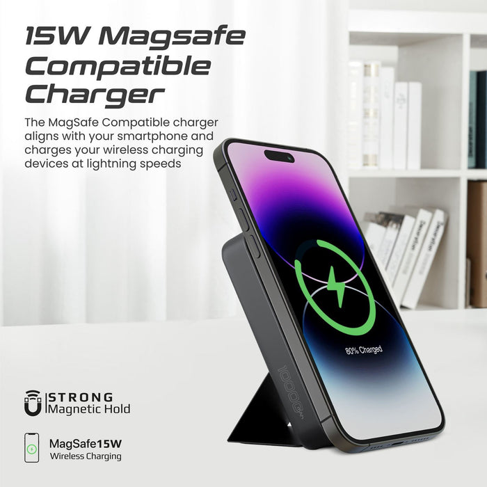 PROMATE 10000mAh Dual Charging Magsafe Wireless PowerBank. Perfect for iPhone Apple Watch Airpods
