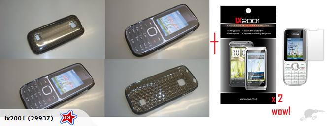 Nokia C2-01 Case + Screen Protector