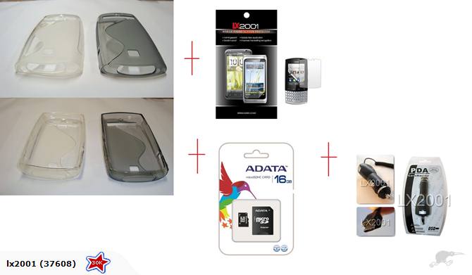 Nokia Asha 303 Case + SP + Car Charger + 16GB Card