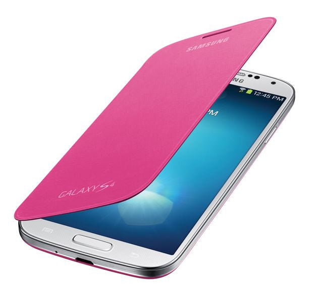 Brand New Original Genuine Samsung Flip Cover for your Galaxy S4 i9500 GT-I9500 + 16GB MicroSD Card
