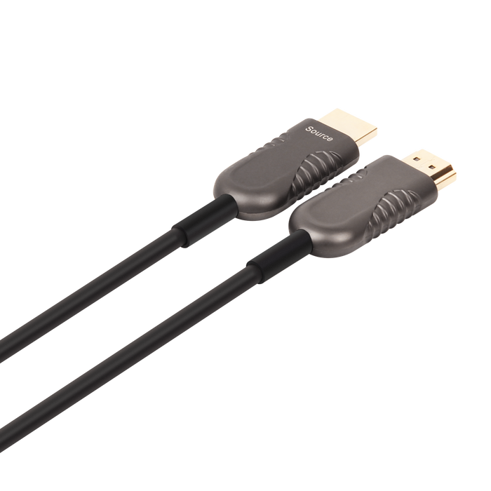 UNITEK 30m UltraPro HDMI 2.0 Fibre Active Optic Cable. OD 4.0mm. Zinc Alloy Conn