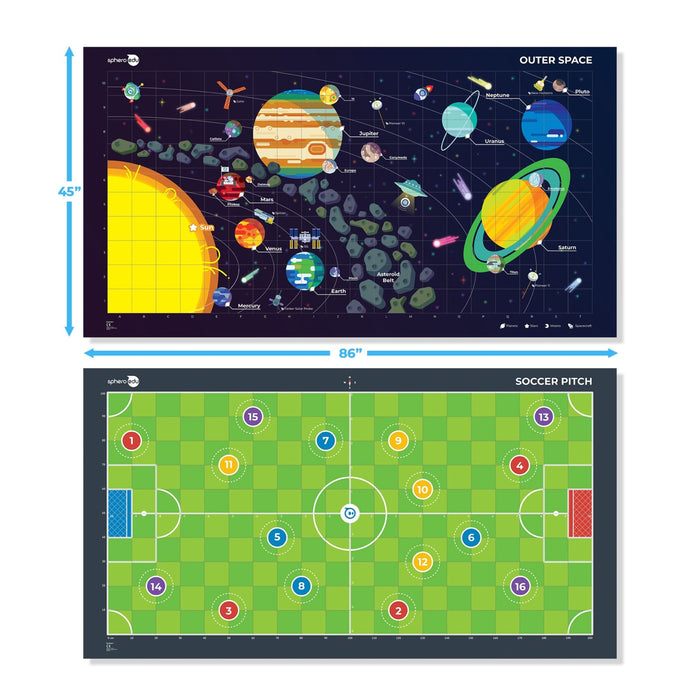 Sphero Code Mat "Space & Soccer" 2-sided