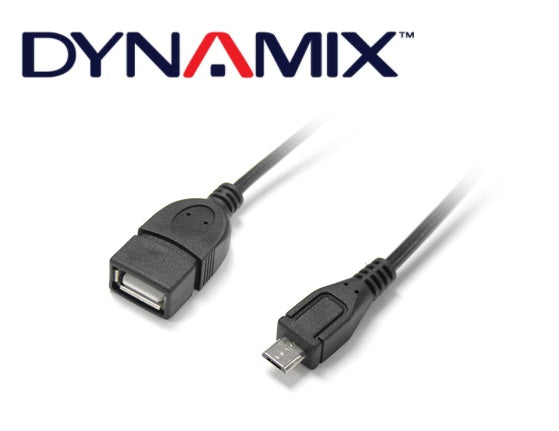 DYNAMIX 10cm USB 2.0 Micro B Male C-U2-OTG