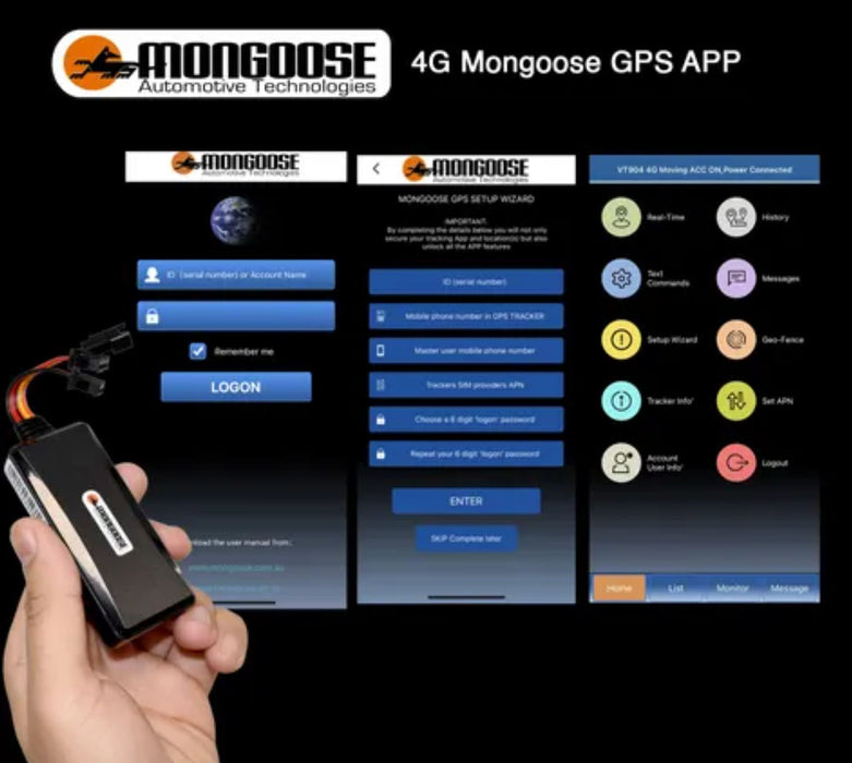 Mongoose 4G Gps Vehicle Tracker