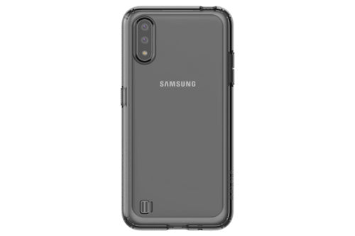 Samsung Galaxy A01 5.7" Silicone Cover Case - Black GP-FPA015KDABW 8809664561771