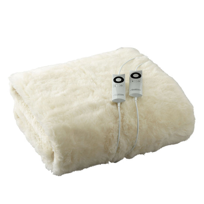 Sunbeam Sleep Perfect Wool Fleece Electric Blanket - Super King BLW5681