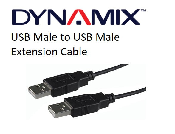 Dynamix 1M USB Male to USB Male Extension Cable C-U2AA-1
