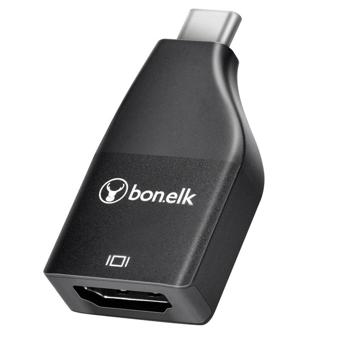 Bonelk USB-C to 4K HDMI Adapter (Black)