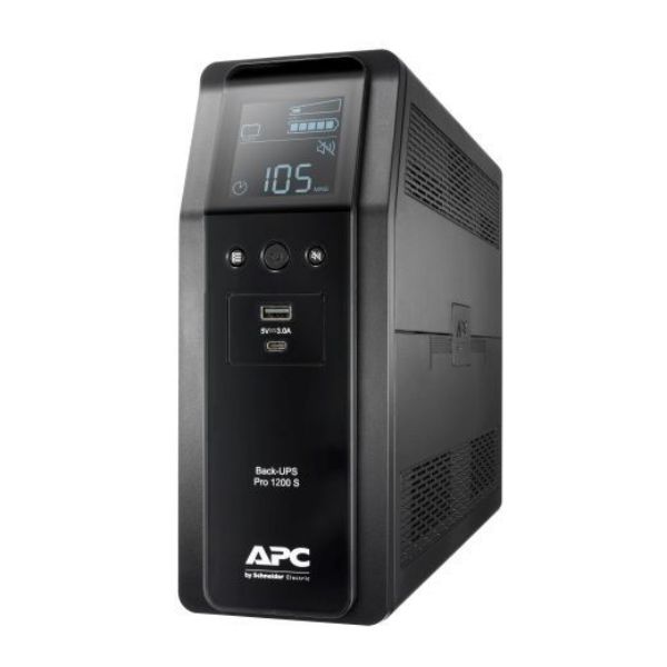 APC Back-UPS PRO Line-Interactive 1600VA (960W) w/ AVR 230V Input/Output. 8x IEC C14 Out