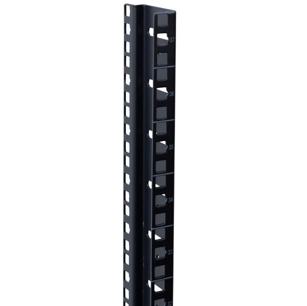 DYNAMIX 42RU S-Shaped Zinc Coated Mounting Rails for SR Series Cabinets