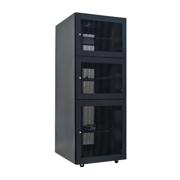 Unitek 45RU Co-Location Server Cab, 3x Compartments 18U, 12U, 12U, 1000mm Deep (800x1000x2210mm)