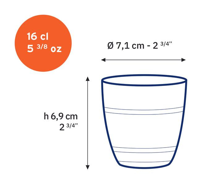 Duralex Gigogne Tumbler 160ml - Set 6