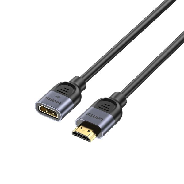 Unitek 0.5m 8K HDMI Extension Cable Supports 8K@60Hz/4K@120Hz HDR Built to Last Gold-plated