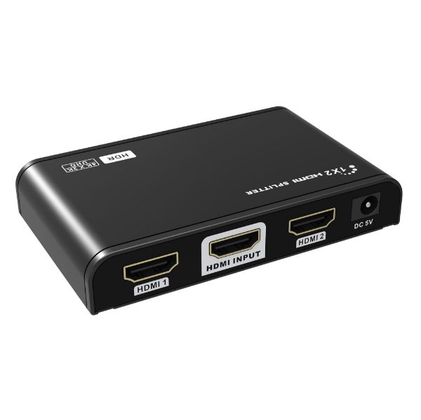 Lenkeng 1-In-2-out HDMI Splitter w/ HDR & EDID. UHD Res up to 4K2K@30/60Hz