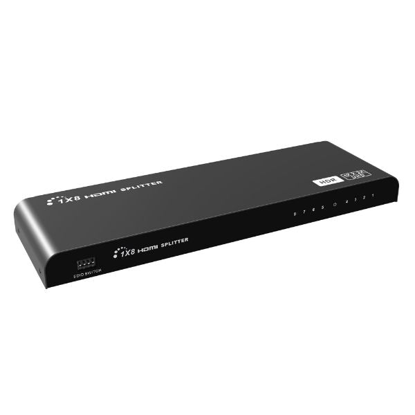 Lenkeng 1-In-8-out HDMI Splitter w/ HDR & EDID. UHD Res up to 4K2K@30/60Hz