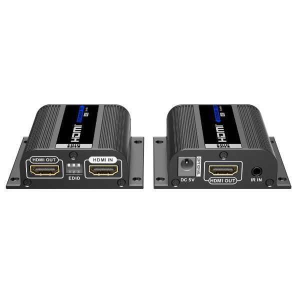 Lenkeng HDMI & IR Extender Kit over Cat6 w/ EDID switch. Loop out connection Port on Transmitter