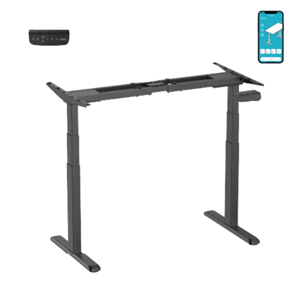 Brateck Pro Smart Dual-Motor Sit Stand Desk w/ Intelligent APP Control. Programmable Height