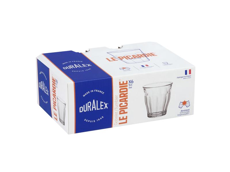 Duralex Picardie Tumbler  90ml - Set 6