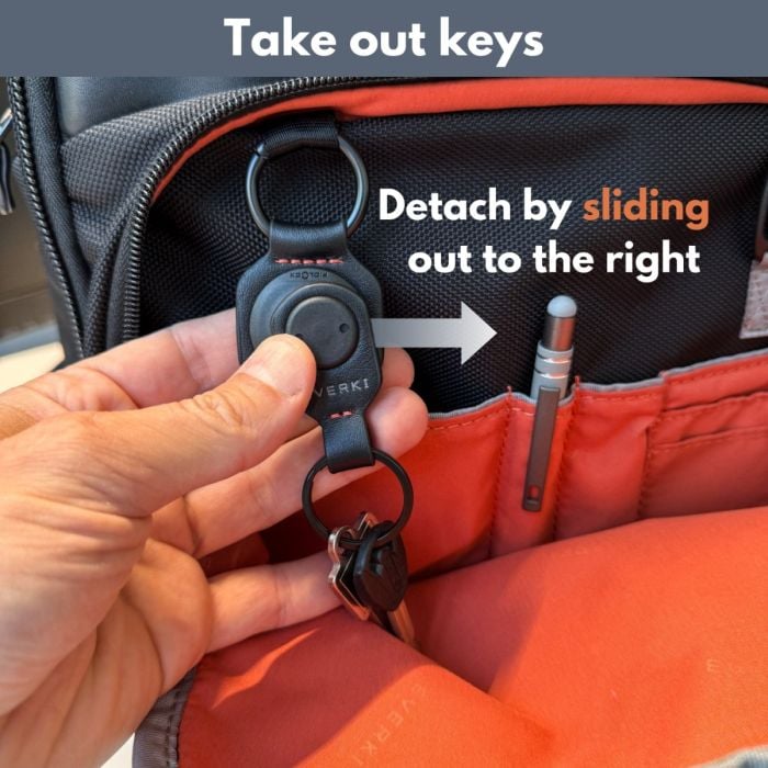 Everki Quick-Release Keychain with FIDLOCK Magnetic Closure Universal, 2-Piece System