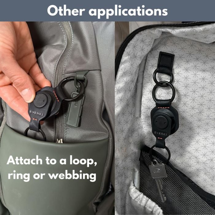 Everki Quick-Release Keychain with FIDLOCK Magnetic Closure Universal, 2-Piece System
