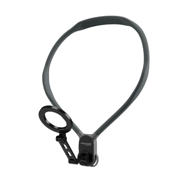 Promate MagSafe Neckband Phone Mount for Handsfree POV. Quick release Neck Lock Fixing