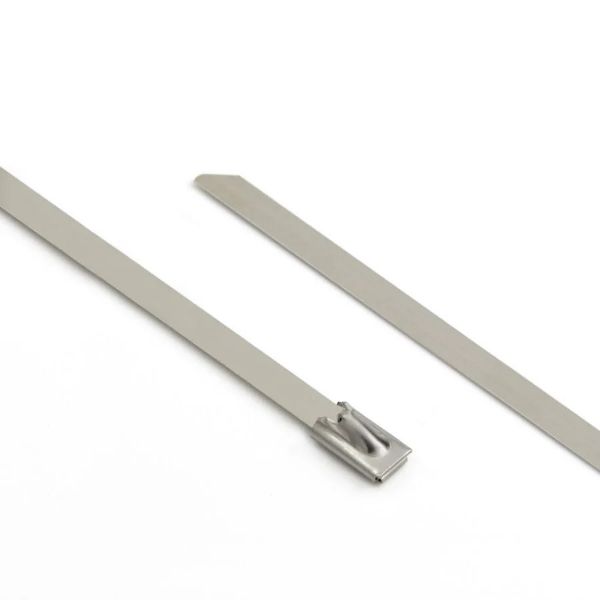 DYNAMIX 7.9 x 840mm 316L Stainless Steel Cable Ties Pack of 50 1600N/163kgs Tensile Strength