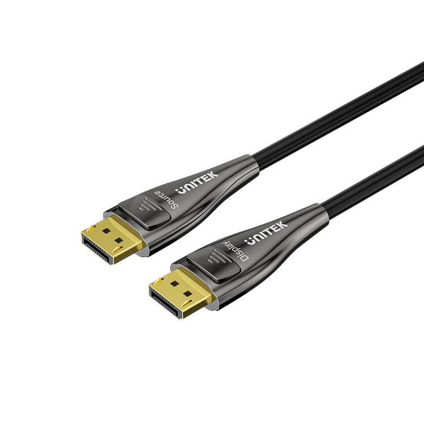 Brateck 10M 8K Fiber Optic DisplayPort 2.1 Supports 54Gbps Bandwidth Up To 8K@120Hz