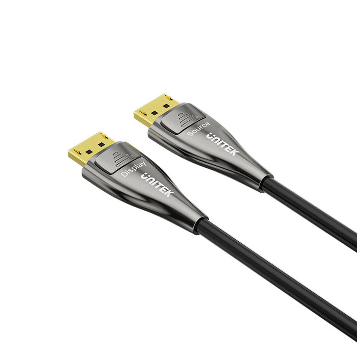Brateck 10M 8K Fiber Optic DisplayPort 2.1 Supports 54Gbps Bandwidth Up To 8K@120Hz