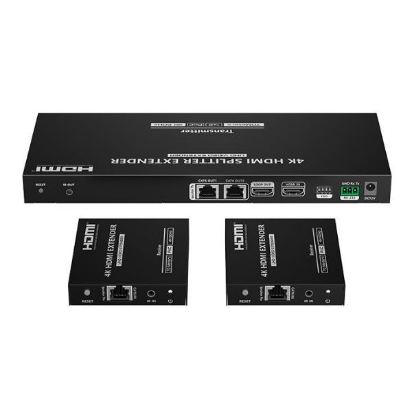 Lenkeng 1-In-2-Out 4K@60Hz HDMI Splitter Extender