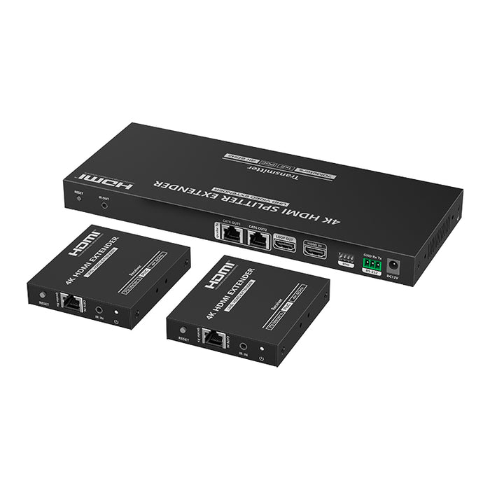 Lenkeng 1-In-2-Out 4K@60Hz HDMI Splitter Extender