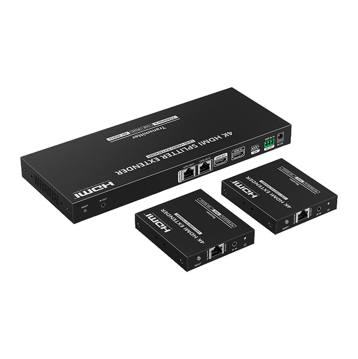 Lenkeng 1-In-2-Out 4K@60Hz HDMI Splitter Extender