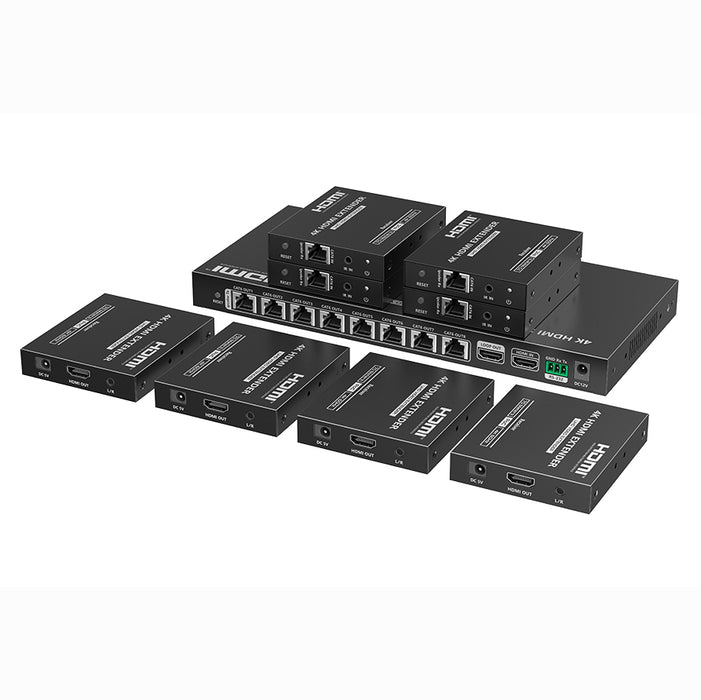 Lenkeng 1-In-8-Out 4K@60Hz HDMI Splitter Extender