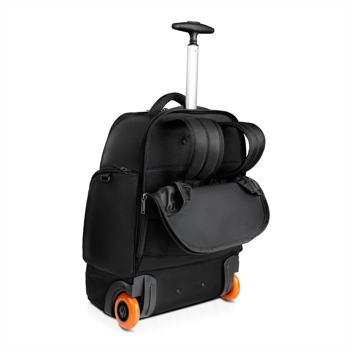 Everki Atlas Wheeled Laptop Backpack. Notebooks 13-17.3''. Felt-lined iPad/Kindle/tablet