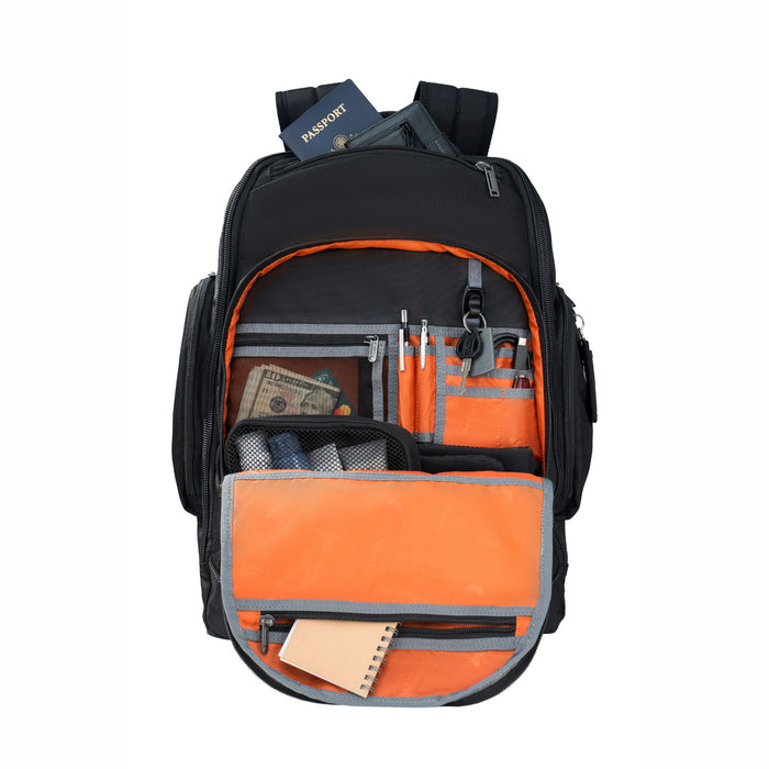 Everki Atlas Wheeled Laptop Backpack. Notebooks 13-17.3''. Felt-lined iPad/Kindle/tablet