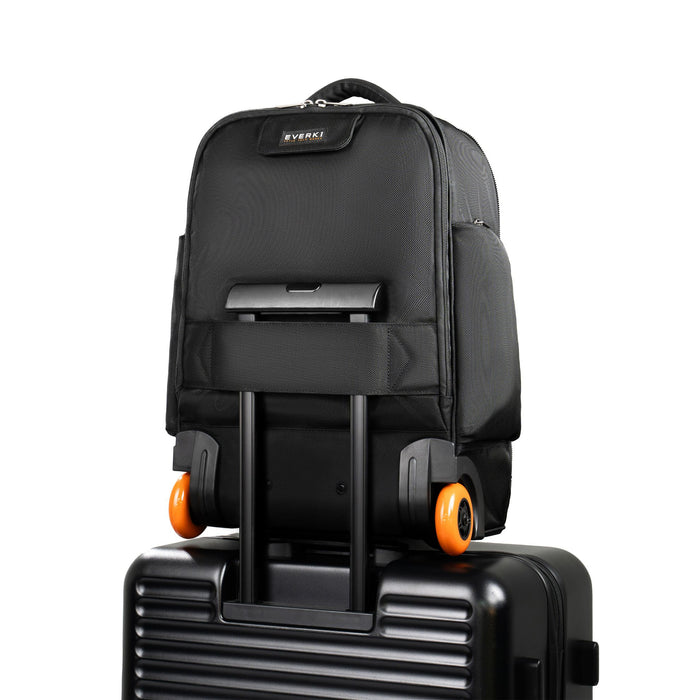 Everki Atlas Wheeled Laptop Backpack. Notebooks 13-17.3''. Felt-lined iPad/Kindle/tablet