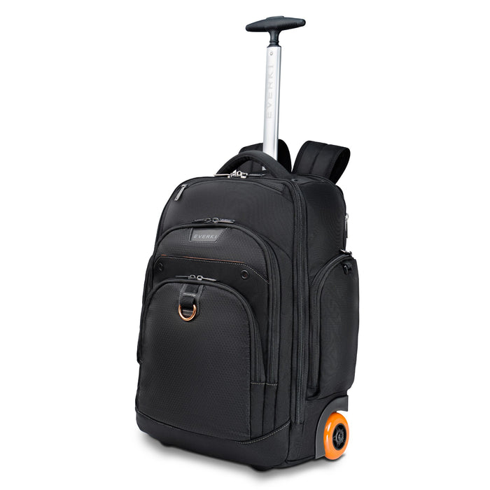 Everki Atlas Wheeled Laptop Backpack. Notebooks 13-17.3''. Felt-lined iPad/Kindle/tablet