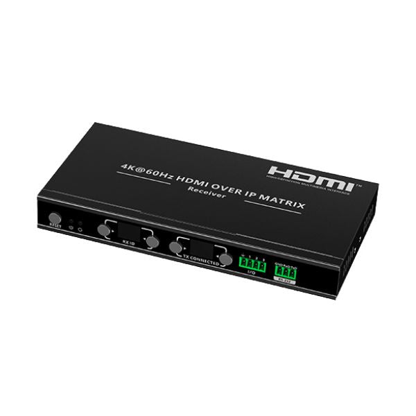 Lenkeng HDMI extender over IP (Matrix) supports 4k@60hz.Compatible with Cat5e/6. Up to 120M (RX)