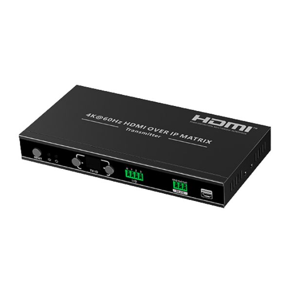 Lenkeng HDMI extender over IP (Matrix) supports 4k@60hz.Compatible with Cat5e/6. Up to 120 M (TX)